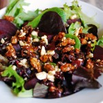 Roasted Beet Salad with Caramelized Walnuts: Thru The Bugs