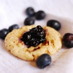 Blueberry Mojito Thumbprint Cookies