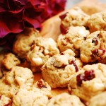 Cranberry White Chocolate and Pecan Cookies