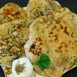 Garlic Cilantro and Green Chile Naan Bread